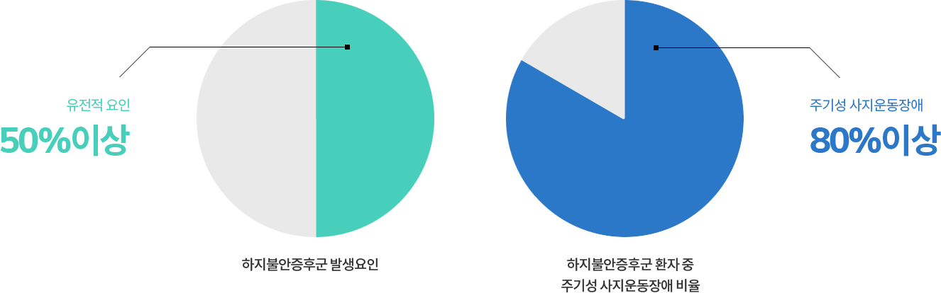 하지불안증후군 발생요인과 주기성 사지운동장애 비율